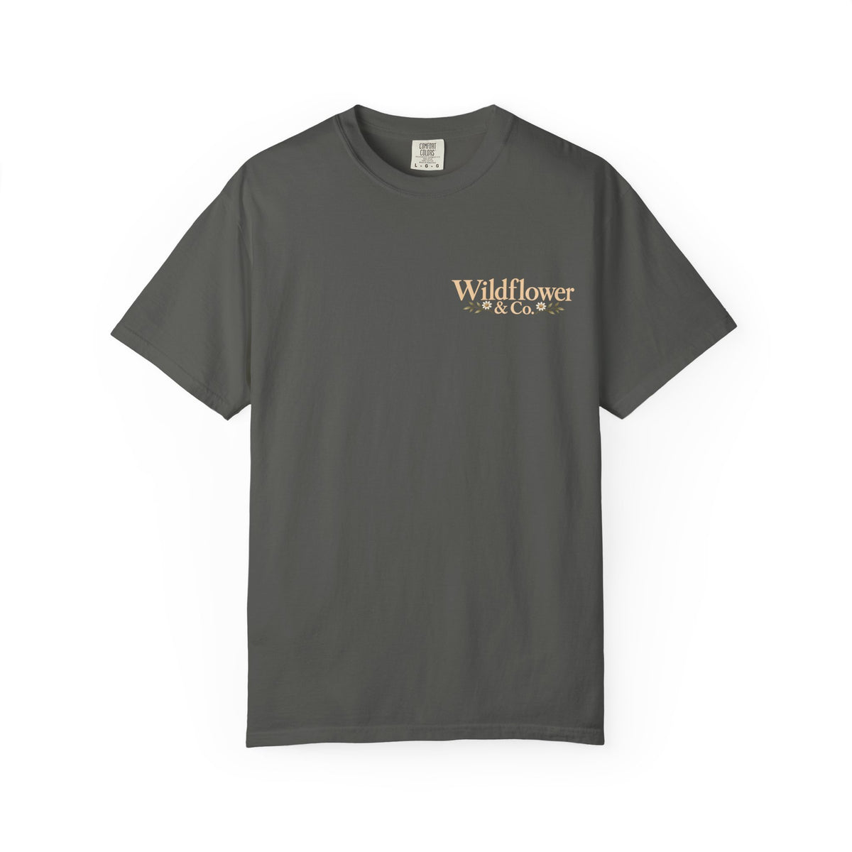 Consider the Wildflowers Tee | Luke 12:27 | Christian Comfort Colors Shirt