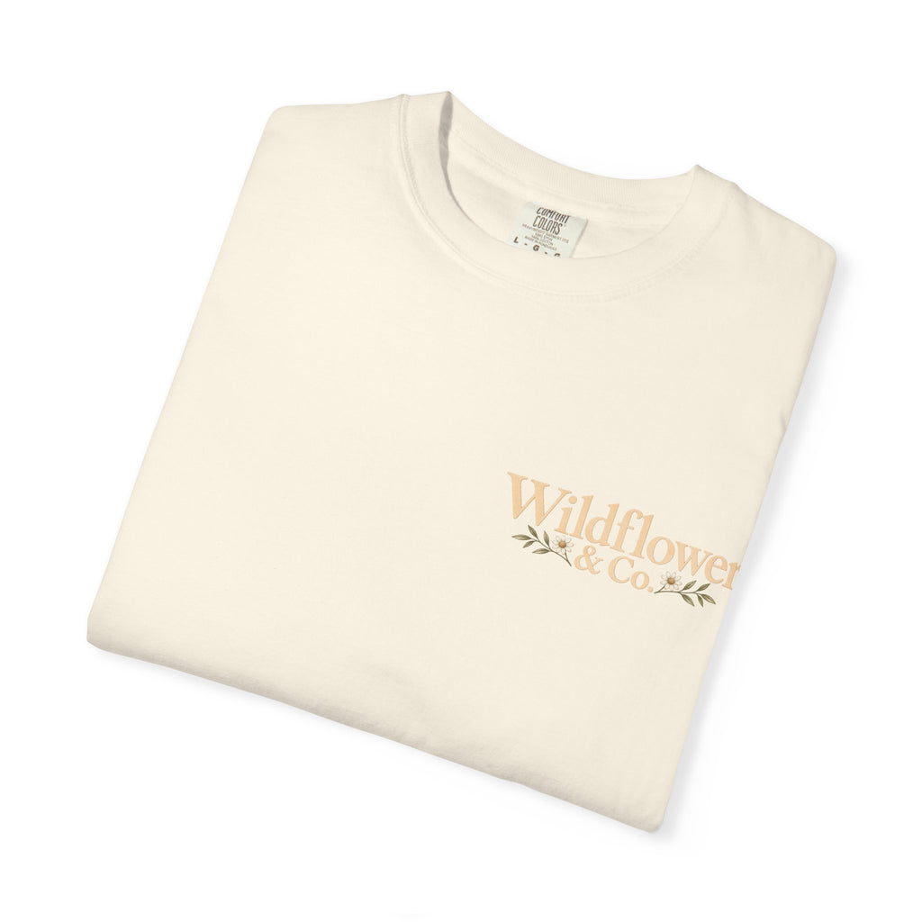 Consider the Wildflowers Tee | Luke 12:27 | Christian Comfort Colors Shirt