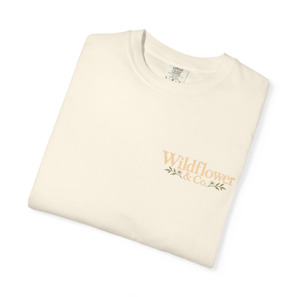 Consider the Wildflowers Tee | Luke 12:27 | Christian Comfort Colors Shirt