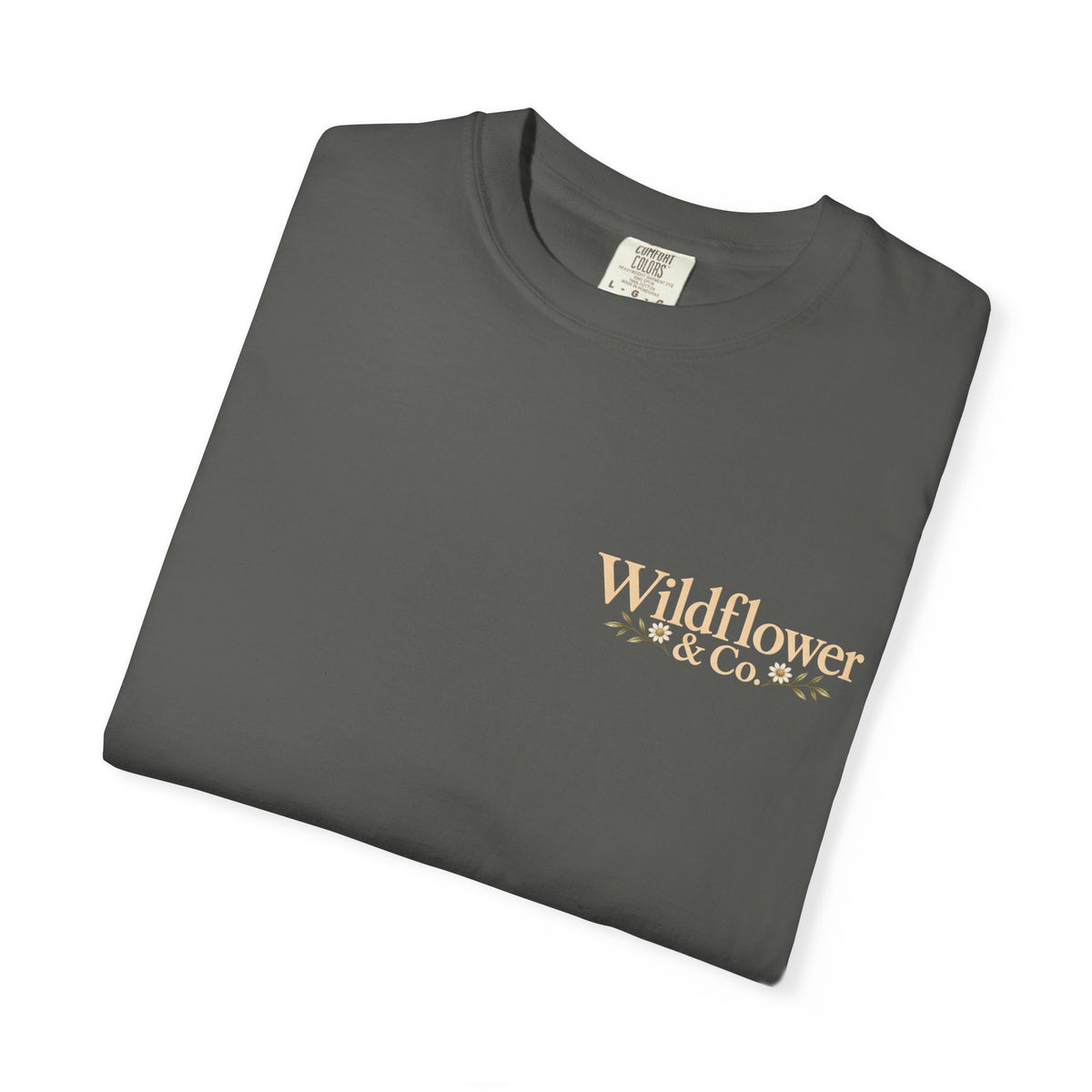 Consider the Wildflowers Tee | Luke 12:27 | Christian Comfort Colors Shirt