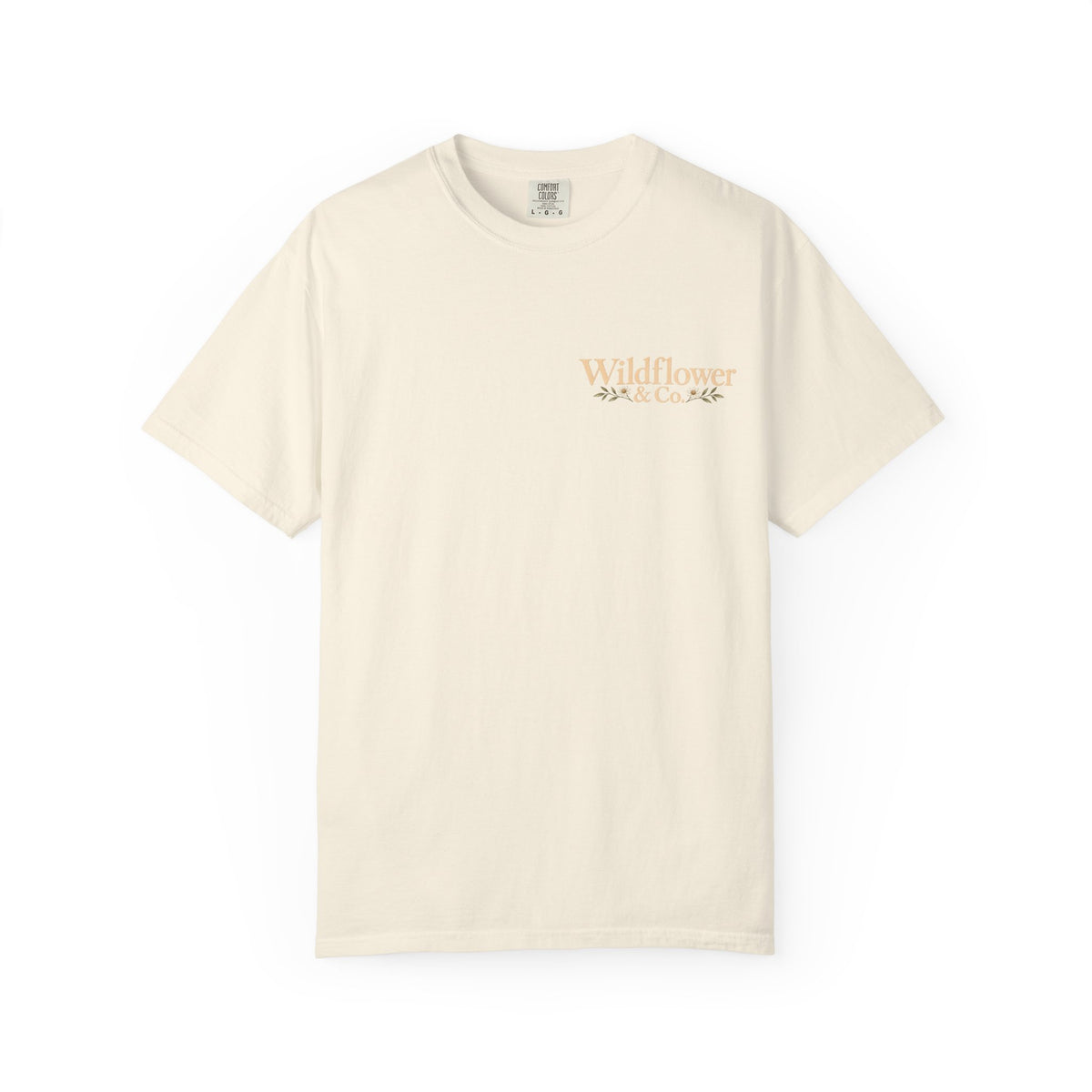 Consider the Wildflowers Tee | Luke 12:27 | Christian Comfort Colors Shirt