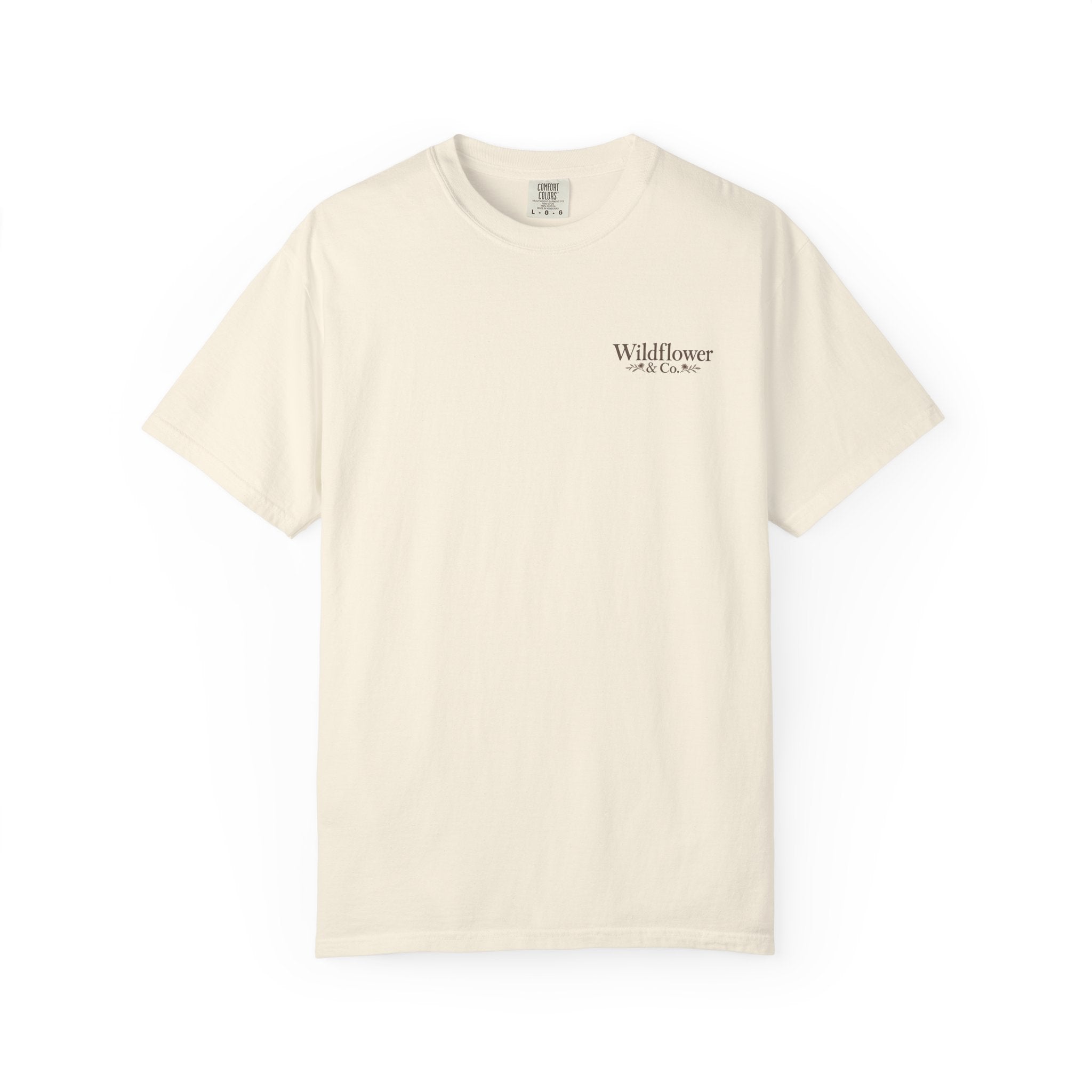 Rooted in Grace Comfort Colors® Tee | Christian Floral T-Shirt