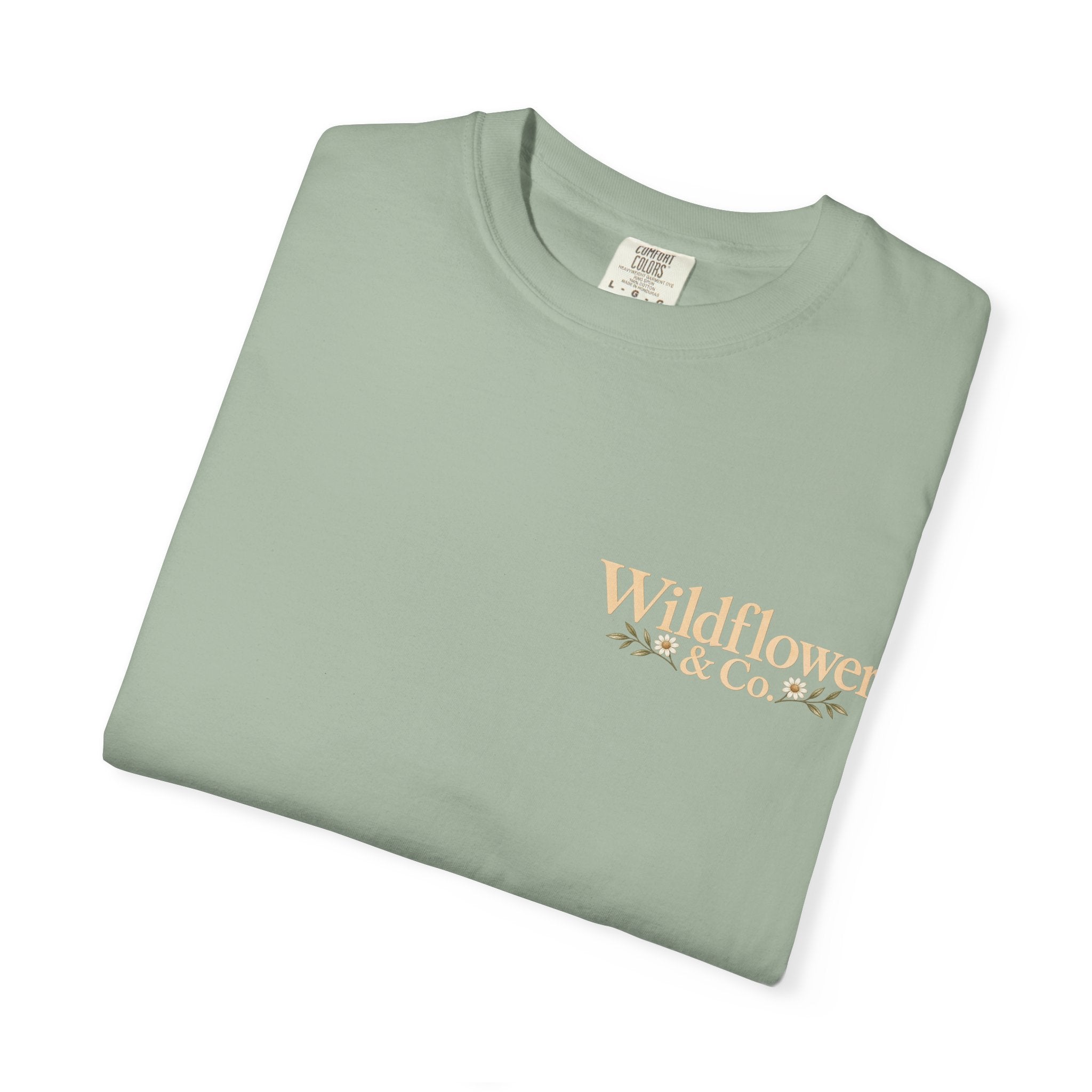 Consider the Wildflowers Tee | Luke 12:27 | Christian Comfort Colors Shirt