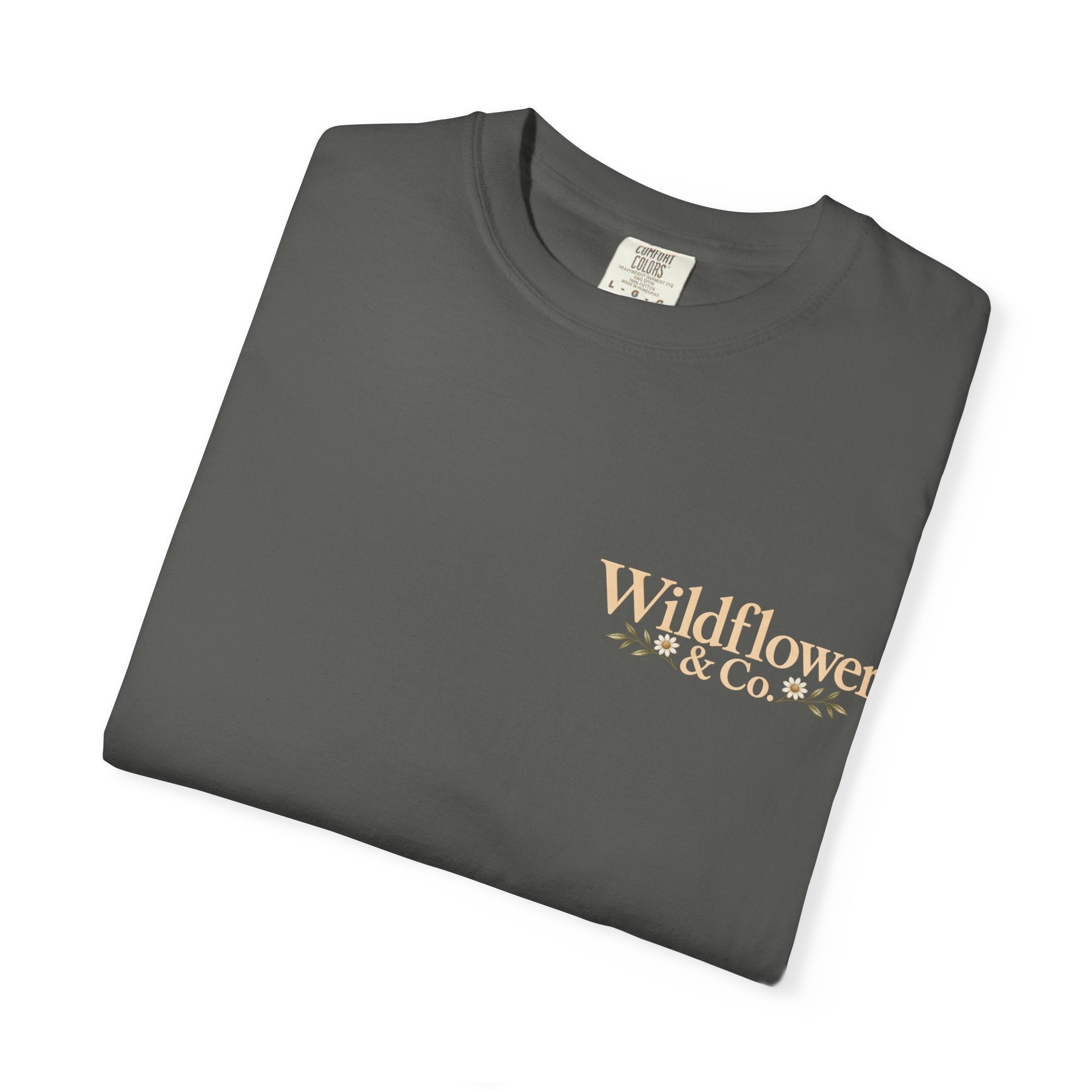 Consider the Wildflowers Tee | Luke 12:27 | Christian Comfort Colors Shirt