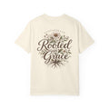 Rooted in Grace Comfort Colors® Tee | Christian Floral T-Shirt