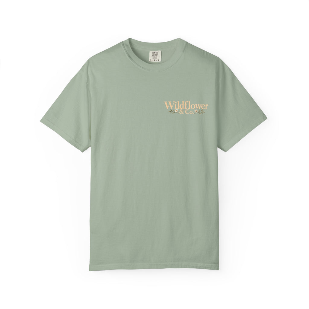 Consider the Wildflowers Tee | Luke 12:27 | Christian Comfort Colors Shirt