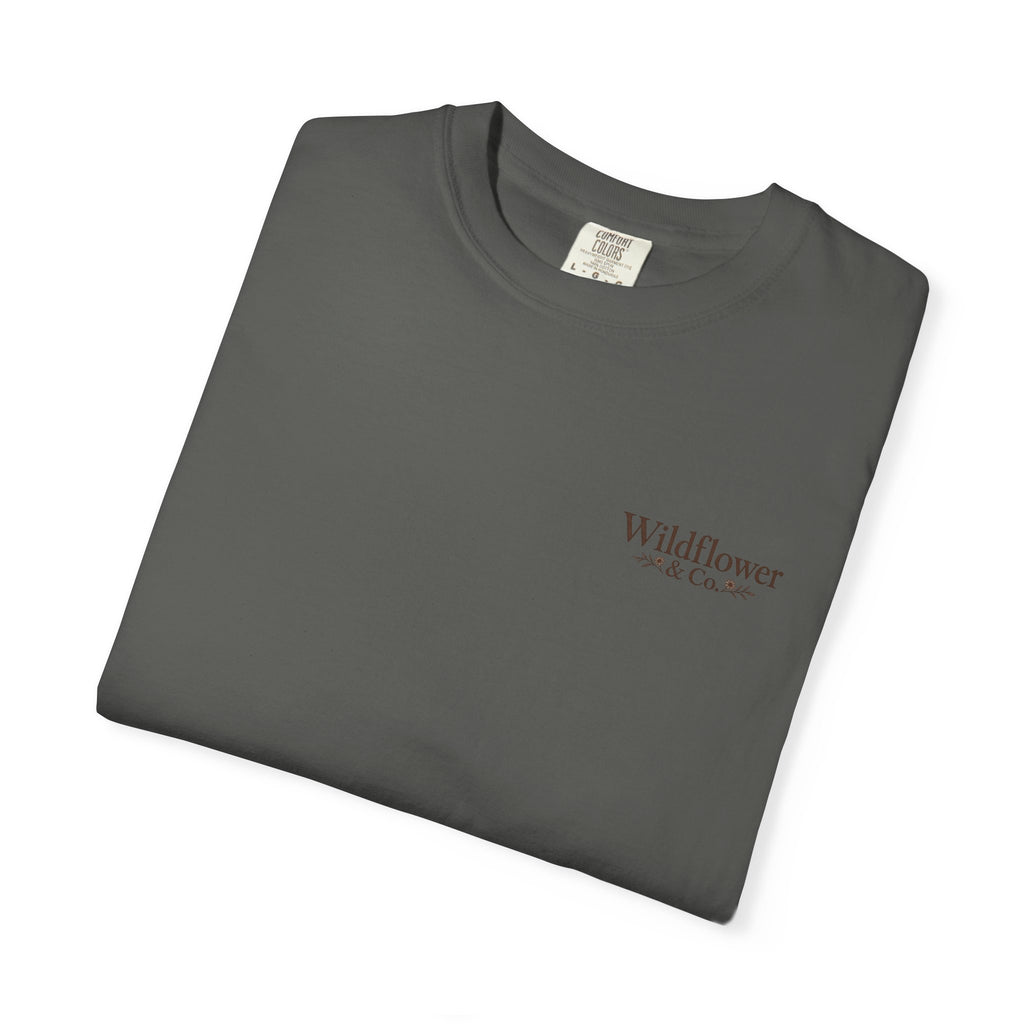 Rooted in Grace Comfort Colors® Tee | Christian Floral T-Shirt