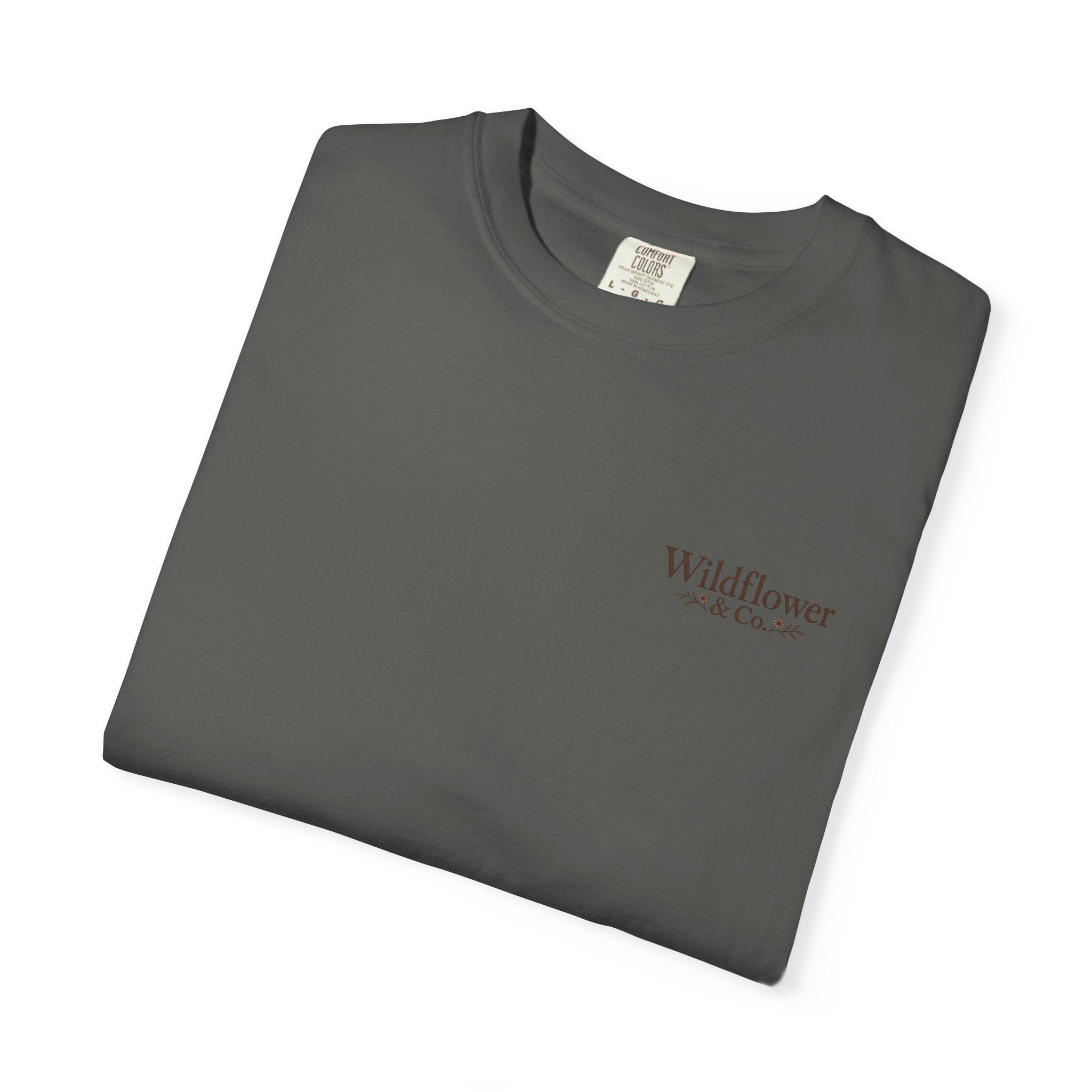 Rooted in Grace Comfort Colors® Tee | Christian Floral T-Shirt
