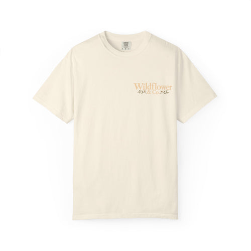 Consider the Wildflowers Tee | Luke 12:27 | Christian Comfort Colors Shirt
